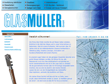 Tablet Screenshot of glasmueller.net